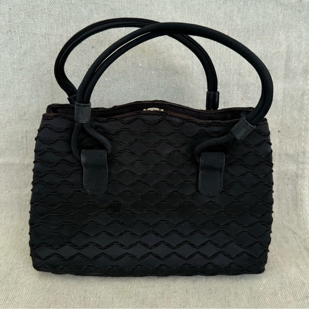 Vintage Miss Lewis Black Small Evening Hand Bag